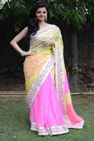 Vedhika's Vibrant Elegance 🌸✨