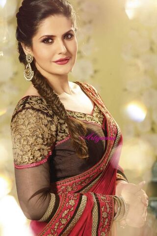 Elegance in Tradition: Zarine Khan's Stunning Saree Look