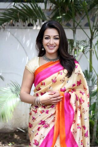 Elegance in Tradition: Caterina Tresa's Stunning Saree Look