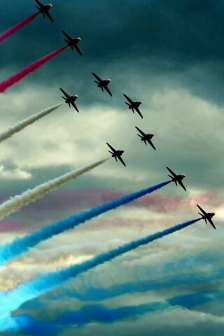 Sky Dance: Aerial Artistry in Motion ✈️🌈