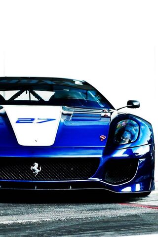 Ferrari 599: The Blue Beast Unleashed! 🏎️💨