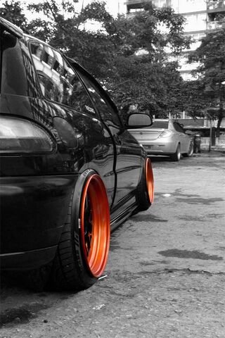 Orange Rims Wallpaper - Download to your mobile from PHONEKY