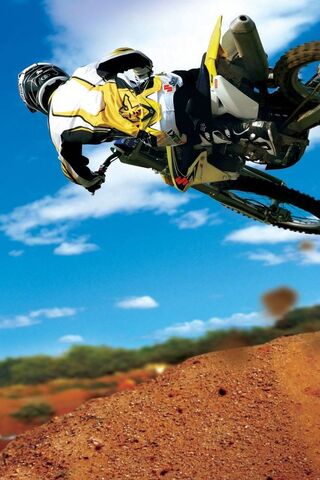 Soaring High: The Ultimate Bike Jump! 🏍️✨