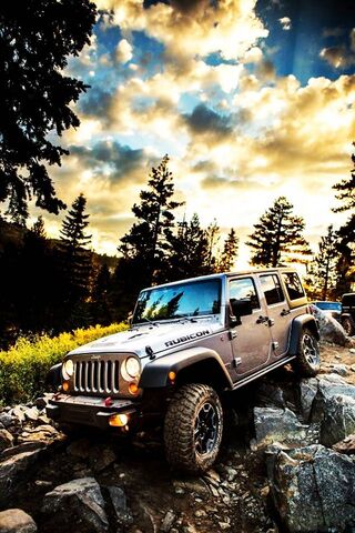 Adventure Awaits: The Jeep Rubicon in Action! 🚙🌄