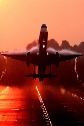 Soaring into the Sunset 🌅✈️
