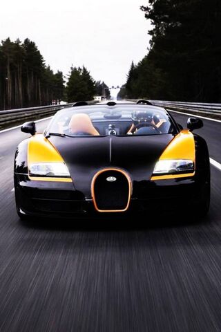The Speed Demon: Bugatti on the Open Road 🏎️💨