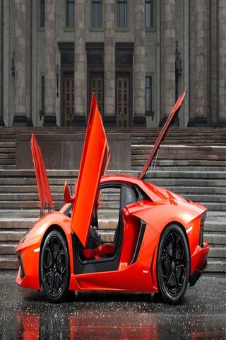 Unleashing the Beast: The Red Lamborghini