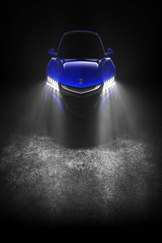The Bold Beauty: Acura NSX in Blue