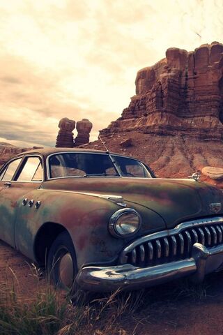 Rusty Relic in the Desert