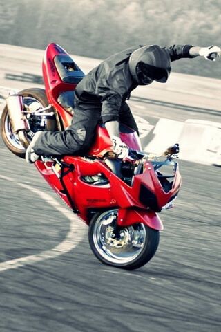 Stoppie Stunt