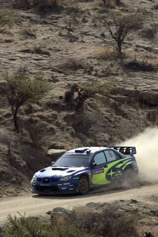 Rally Racer in Action! ..