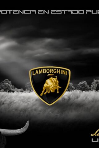 Lamborghini Logo Wallpaper - Download to your mobile from PHONEKY