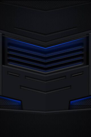 Futuristic Armor: The Blue Steel Plate