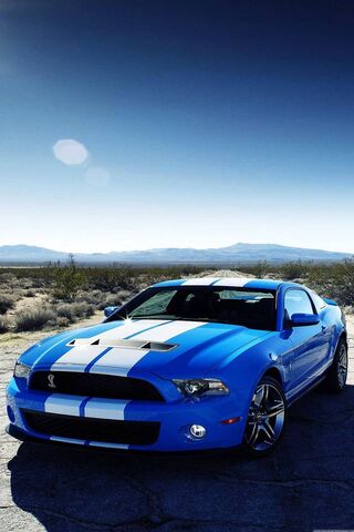 Ford Mustang Blue