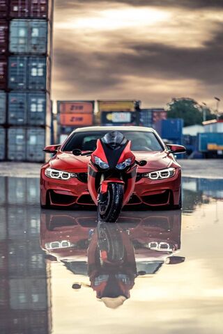 M4 Meets Superbike: A Fusion of Speed and Style 🏍️🚗