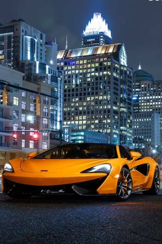 Nighttime Elegance: The McLaren 570S Shines Bright