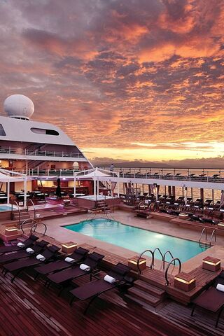 Sunset Serenity on the High Seas 🌅🚢
