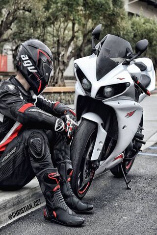 Rider's Retreat: A Moment of Reflection 🏍️✨