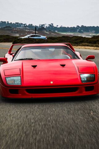 The Iconic Classic Red Rari F40: A Legend on Wheels 🚗❤️
