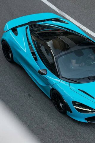 Blue Mclaren 7s Wallpaper Download To Your Mobile From Phoneky