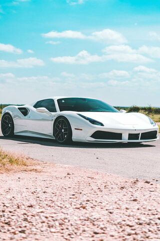 Sleek Elegance: The Pure White Rari