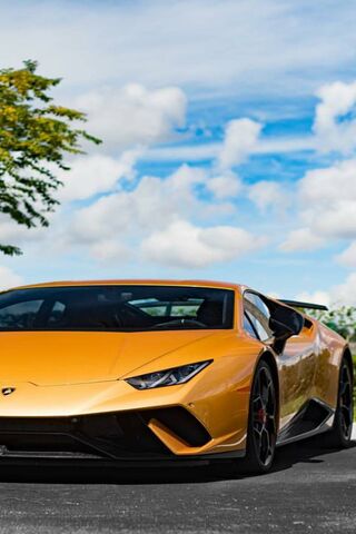 Golden Dreams on Wheels: The Lamborghini Huracán