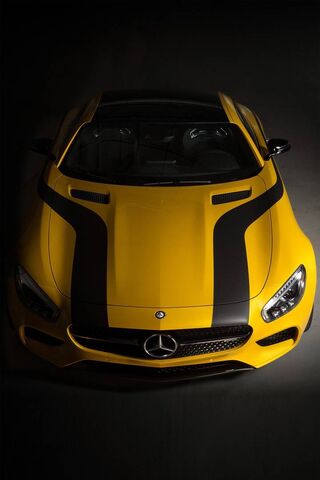 Yellow Mercedes