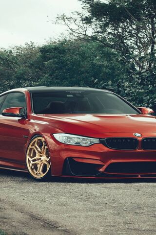 The Bold Beauty: BMW M4 in Stunning Red