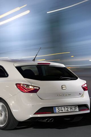Dynamic Elegance: The 2012 Seat Ibiza in Motion 🚗✨