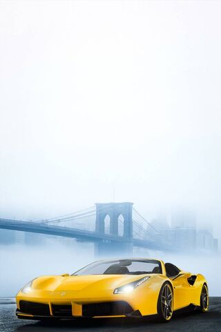 Ferrari 488 Novitec: The Golden Beast on the Bridge