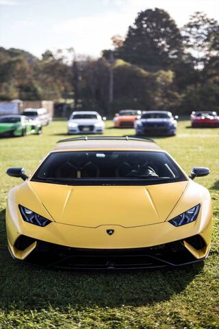 Sunshine on Wheels: The Yello Lambo Experience! ☀️🚗