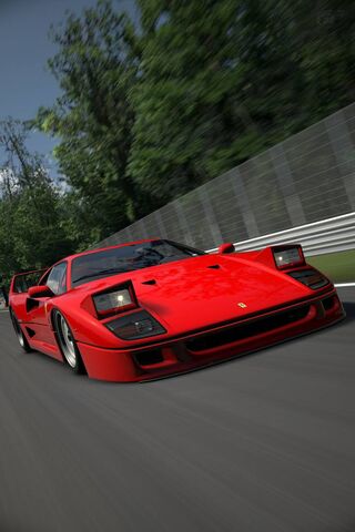 Ferrari F40 At Monza