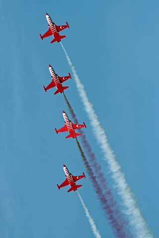 Soaring High: The Turkish Stars in Action! ✈️✨