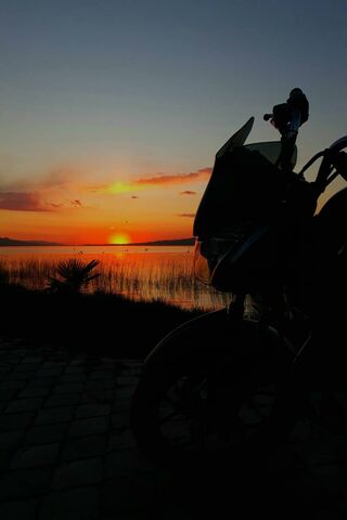 Sunset Ride at Gunbatimi 🌅🏍️