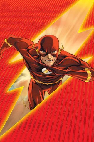 Lightning Fast Hero: The Scarlet Speedster in Action! ⚡️