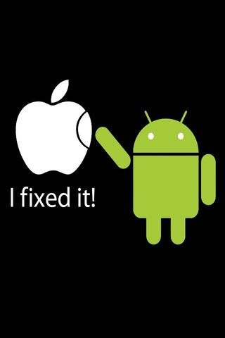Android Fixed Apple