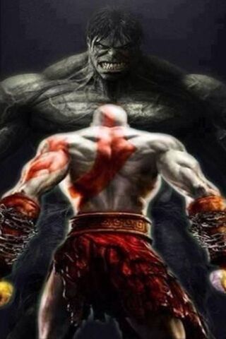 Epic Showdown: Hulk vs. Kratos! 💥⚔️