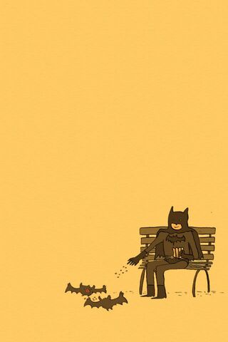 The Dark Knight's Snack Time 🦇🍿