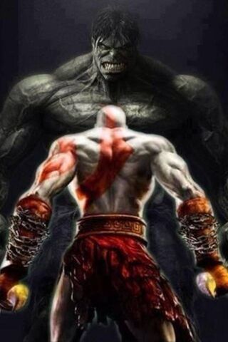 Epic Showdown: Hulk vs. Kratos 💥💪