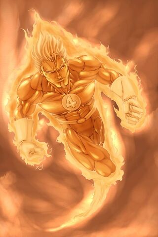 Igniting the Skies: The Human Torch in Action! 🔥