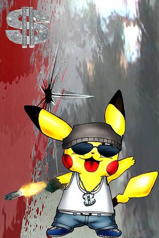 Gangster Pikachu