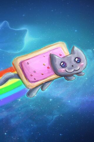 Nyan Cat's Cosmic Adventure! 🌈🐱