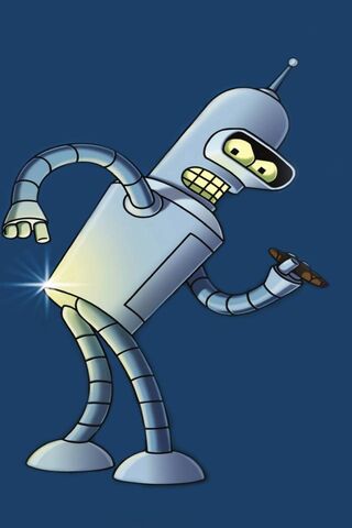 Bender's Mischievous Moment 🤖✨