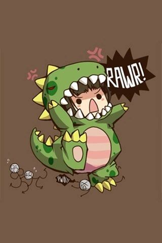 Tiny T-Rex Roars with Joy! 🦖✨