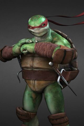 Raphael: The Fierce Defender of the Sewers! 🐢💥