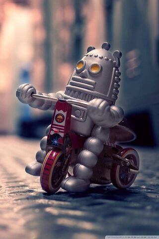 Retro Robot Racer: A Blast from the Past! 🤖🚴