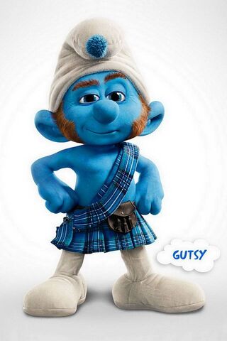 Gutsy Smurf: The Brave Blue Hero! 💙 ☠️
