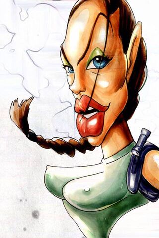 Cartoon Adventure: A Playful Twist on a Classic Heroine 🎨✨