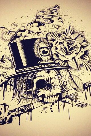 Whimsical Darkness: A Dance of Ink and Imagination