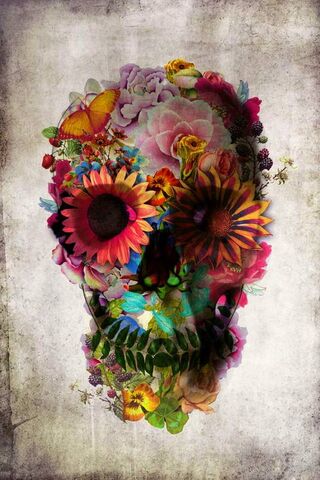 Floral Skull: A Dance o..